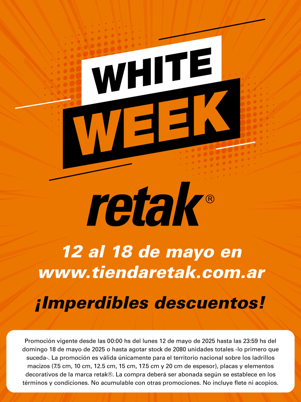Llegaron las ofertas a Tienda retak®